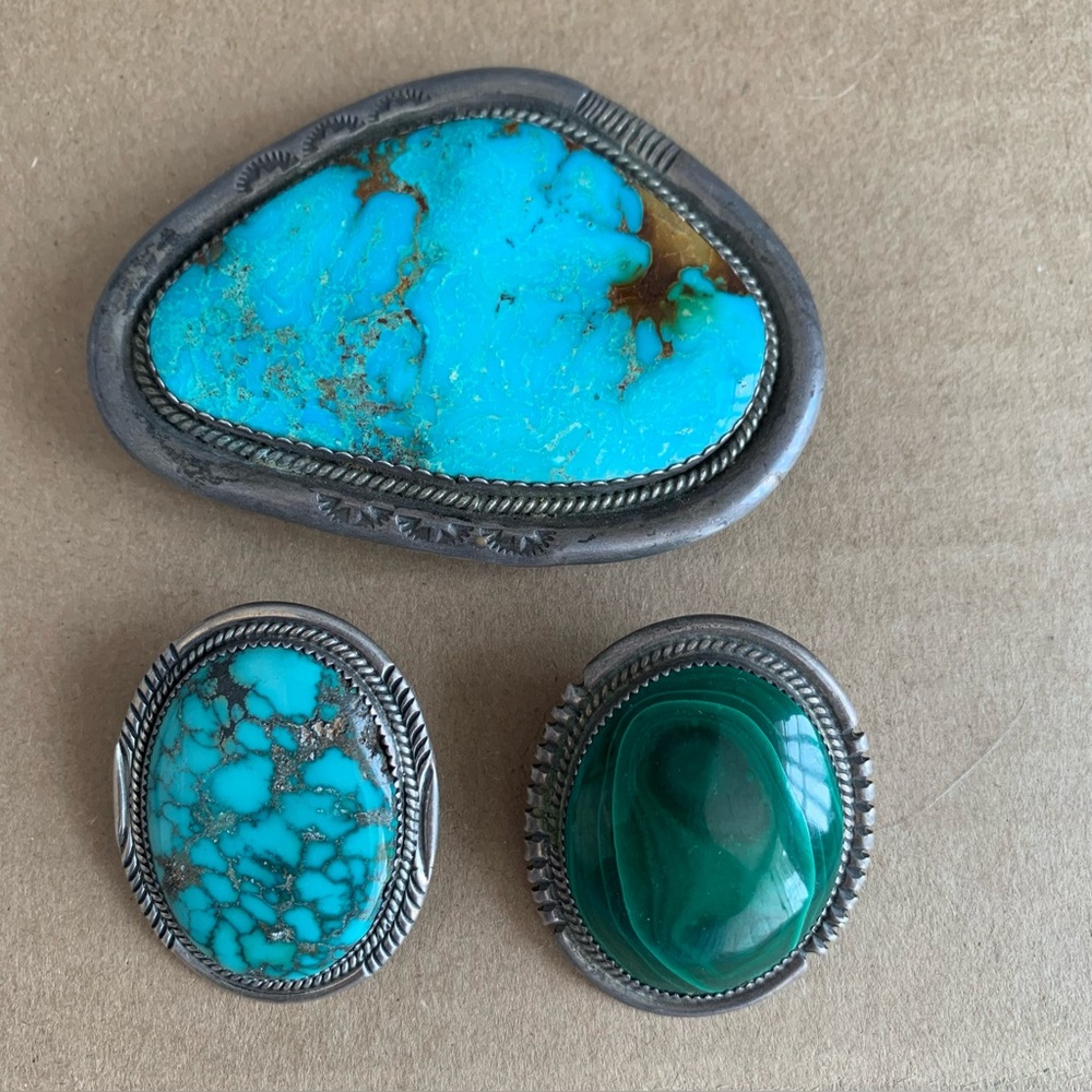 Western Navajo Arizona Turquoise Bolo tie